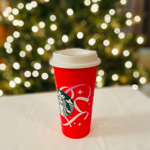 Starbucks 2021 Red Reusable Cup Day Holiday Travel Mug - Picture 3 of 6